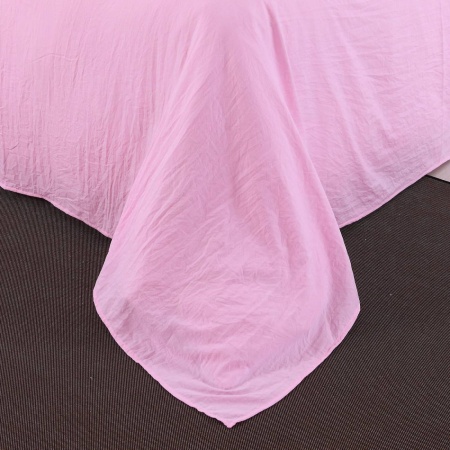 фото Мираж (розовый) КПБ жатка Евро 4н   200х220 см70х70 см 2 шт
